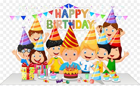 More than 12 million free png images available for download. Birthday cake Party Cartoon - happy Birthday png download ...