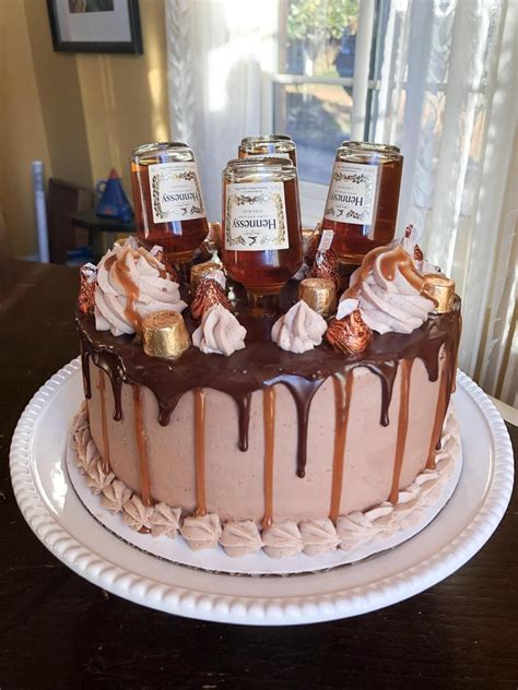 Prochef Hennessy Cake Alcohol Birthday Cake 21st Birthday Cakes
