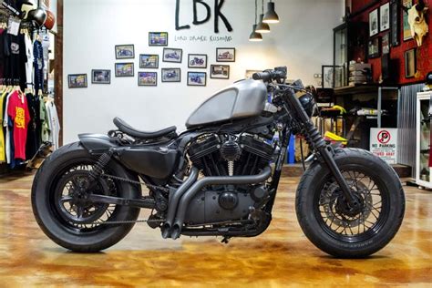 Ull build pictures show what can be done with our parts in a build. Sportster 48 Bobber, a Harley Davidson Old Style | Lord ...