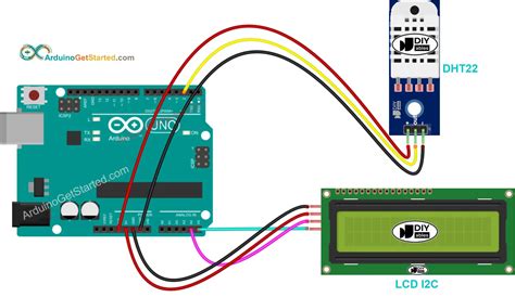 Arduino Temperature Humidity Sensor Lcd Arduino Tutorial