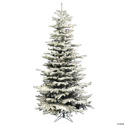 Vickerman 45 Flocked Sierra Fir Slim Christmas Tree Unlit