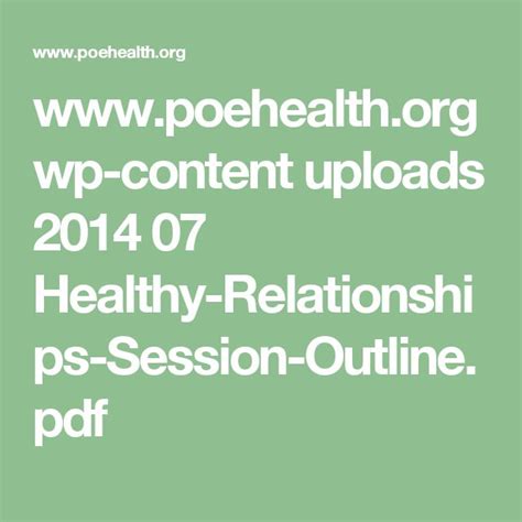 wp content uploads 2014 07 healthy relationships session outline pdf healthy