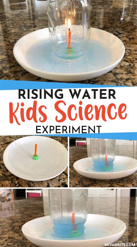 Burning Candle Rising Water Experiment Science Experiments For