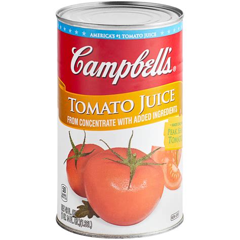 Campbells Tomato Juice 46 Fl Oz Can