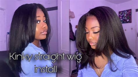 Kinky Straight Wig Install Keke Wig 14 Inches Feat Curlscurls