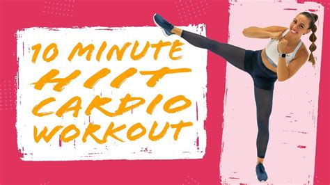 10 Minute Hiit Cardio Workout No Equipment Needed Sydney Cummings