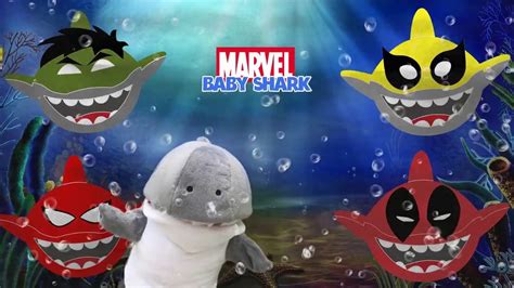 Baby Shark Song Marvel Superheroes Spiderman Doo Doo Doo Puppet Nursery