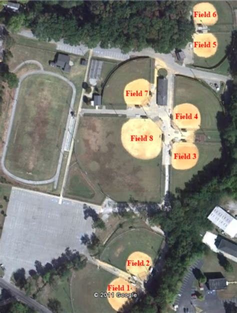 Field Locations Hixson Youth Athletic Association