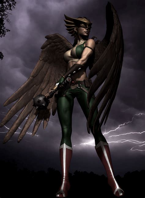 Artstation Dc Cover Girl Hawkgirl
