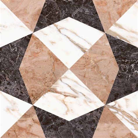 Geometry Stone Marble Geometry Ceramic Tiles For Floor And Wall Stock