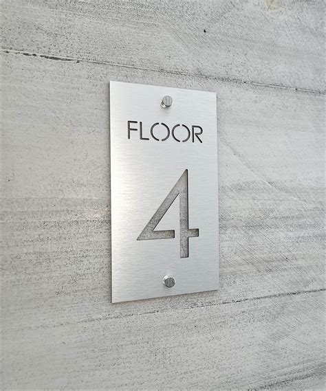 Floor Numbers Level Numbers Floor Number Signs Stairway Signs