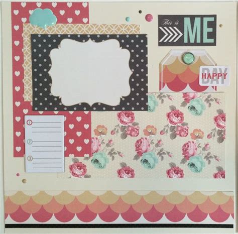 Sale Scrapbook Page Kit 12x12 Or Premade Pre Cut By Artsyalbums Scrapbook Page Layouts