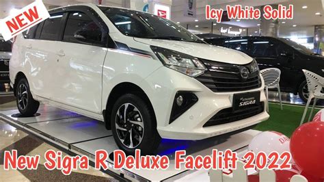 New Sigra R Deluxe Facelift 2022 Putih Icy White Solid YouTube