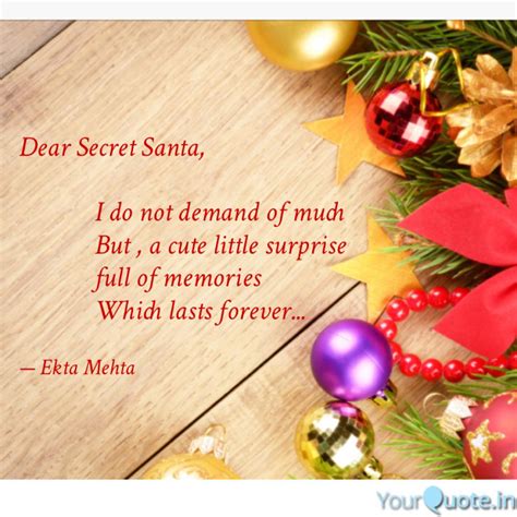 Its sweet scent of pine, mint, and lemon has, for centuries, been a harbinger of healing and good fortune. Dear Secret Santa, ... | Quotes & Writings by Ekta Mehta ...