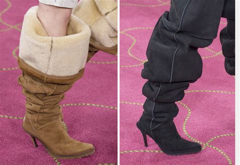 yproject unveils heeled ugg boots at paris fashion week daily star