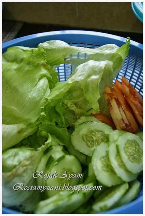 ** kuah rojak ni mesti manis, tak cair sangat, tak pekat sangat. Dari DuniaKu...: Rojak Ayam - Resepi simple sangat!