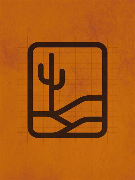 Desert Icon By Ethan Fender Icon Design Branding Mood Board Visual