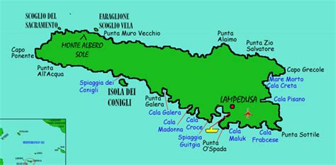 Italian Islands Map المرسال