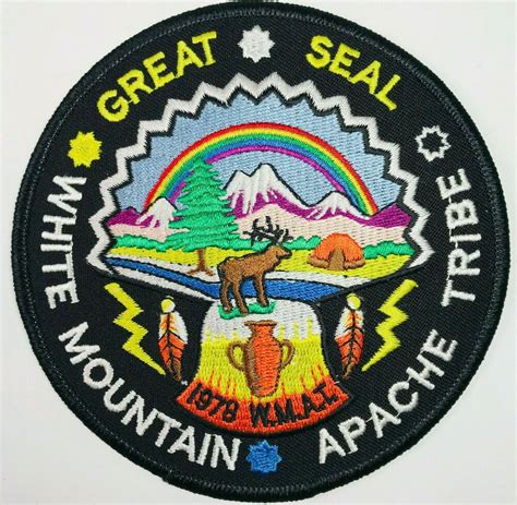 White Mountain Apache Tribe Great Seal Whiteriver Arizona Patch
