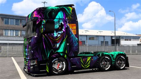 SCANIA JOKER SKIN ETS2 Mods