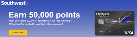 Southwest airlines ® accepts american express, optima, mastercard, visa, carte blanche, diners club, discover card/novus, access, japan credit bureau, china union pay, and air travel card. Chase Southwest Airlines Rapid Rewards Plus Card 50,000 Bonus Points + 2X Points on Hotels and ...