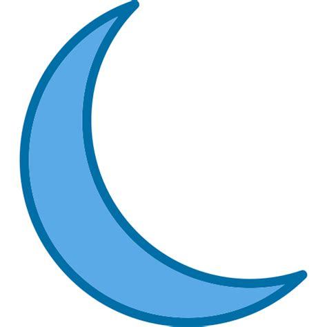 Moon Generic Blue Icon