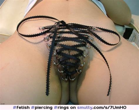 Piercing Rings Lace Tied Shaved Smooth Pussy Fetish Smutty Com