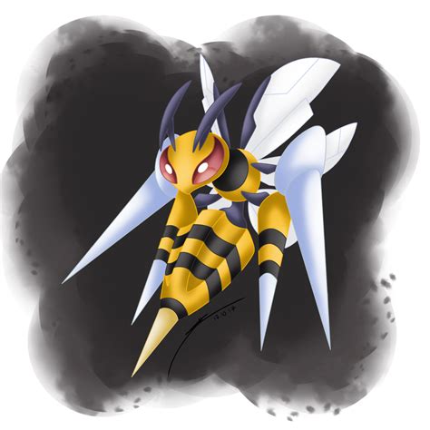 Mega Beedrill By Darkrailady On Deviantart Pokemon Art Artist