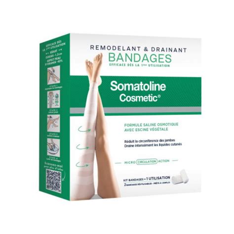 Somatoline Remodelant And Drainant Kit Bandages Pharmacie En