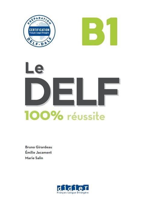Fr Le Delf 100 Réussite B1 Livre Cd Ebook Sos