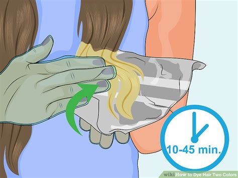 I would go to the beach for a few days, and i thought that thanks to the effects of the sun and the seawater, i would end up with blonde like a surfer chick. 3 Ways to Dye Hair Two Colors - wikiHow