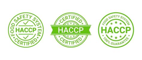 Premium Vector Haccp Certified Stamp Food Safety System Badge