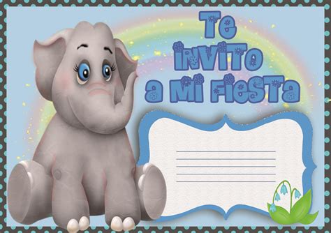 Tarjeta De Invitación Infantil Childrens Party Invitation Tarjetas