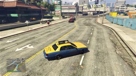 Grand Theft Auto V Taxi Driver Youtube