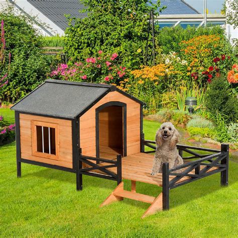 Large Outdoor Dog House Deck Porch Puppy Dog Bed Dog House Etsy