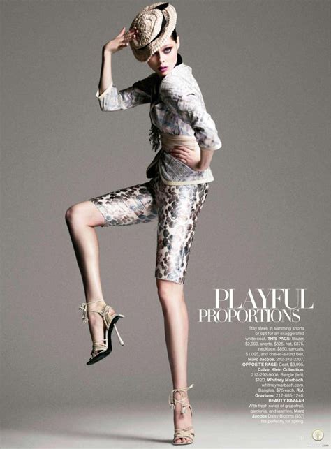 Coco Rocha Featured In The Harper S Bazaar Usa Editorial Hits Of The Season From Febru High