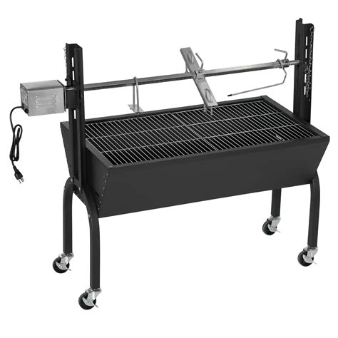 Buy Outsunny Charcoal Bbq Rotisserie Grill Roaster 50kg Bearing