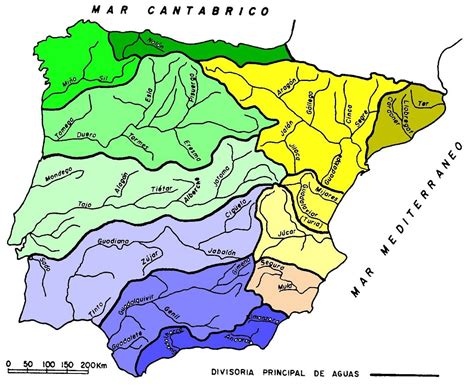 Cuencas Hidrográficas De España Características E Importancia