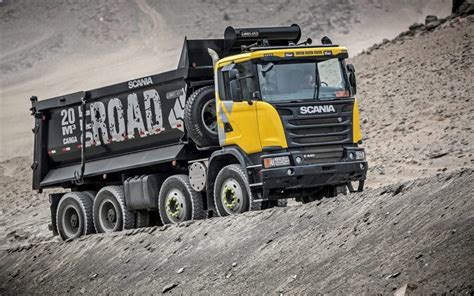 Scania G440 8×4 Dump Truck 4k Trucks Scania Heavy Construction