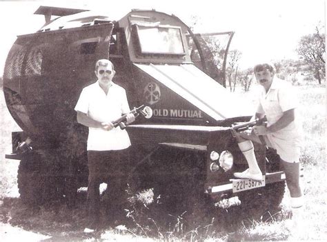 Selling Insurance In The Rural Areas By Armored Car Rhodesian Bush