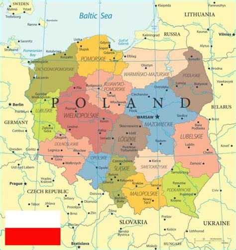 Polonia Polska En Mapas Políticos Físicos Y Mudos 【 2023