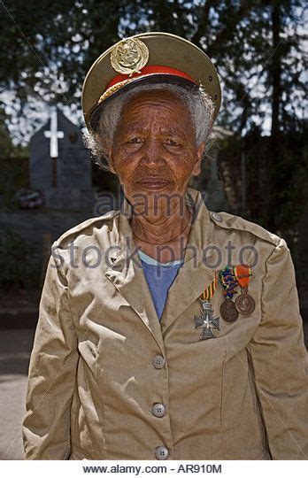 Female Former Soldier Of The Ethiopian Army Addis Abeba