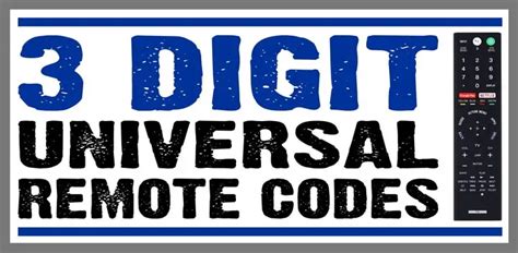 3 Digit Universal Remote Codes For Lcd Tv Codes For Universal Remotes