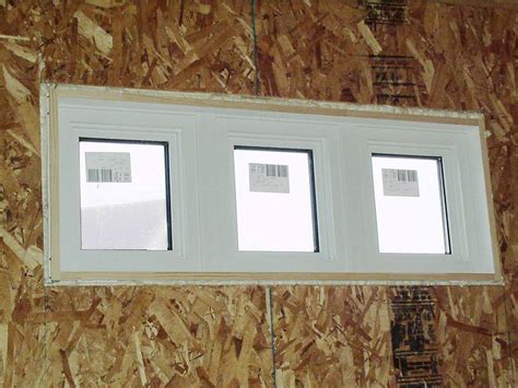 Windows Are Easily Foamed In Thermapan Structural Insulated Panels Inc