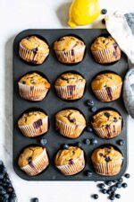 Healthy Lemon Blueberry Muffins Ifoodreal Com