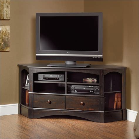 Tall Corner Tv Stand Designs And Images Homesfeed