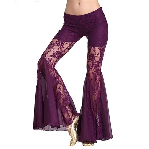 2016 New Women Belly Dance Trousers Sexy Lace Belly Dancing Pant Bellydance Pant Belly Dance