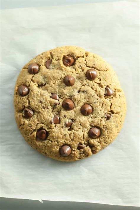 Single Serve Vegan Chocolate Chip Cookie 7 • Fit Mitten Kitchen