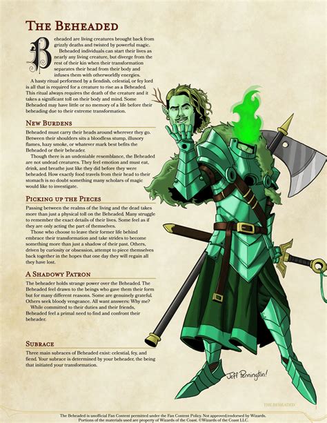 Cool Dnd Homebrew Races M Ulberry