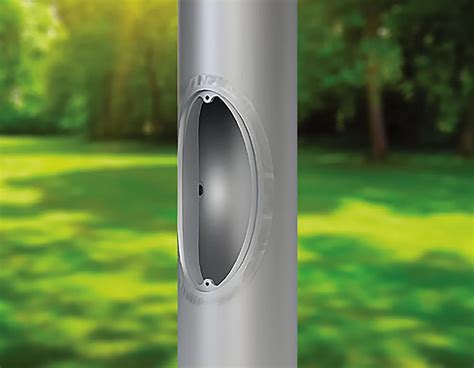 Hapco Pole Products Double Mast Aluminum Lighting Pole Landscape
